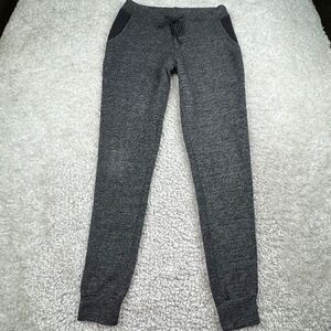 Anthropologie Sundry High Waist Jogger Heathered Black Gray